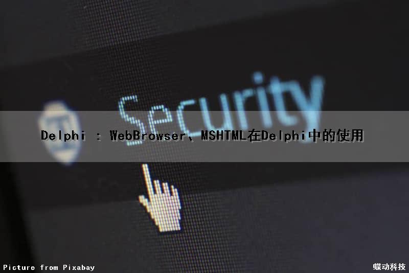 Delphi : WebBrowser、MSHTML在Delphi中的使用
