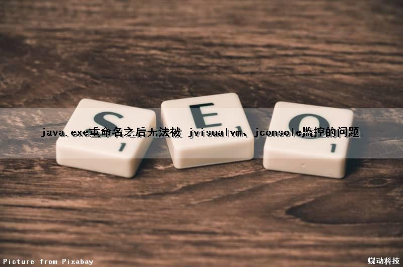java.exe重命名之后无法被 jvisualvm、jconsole监控的问题