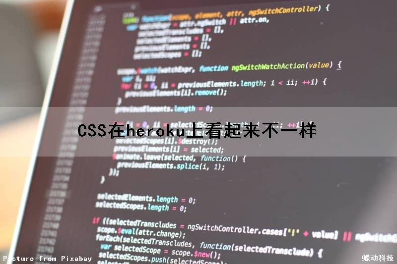 CSS在heroku上看起来不一样