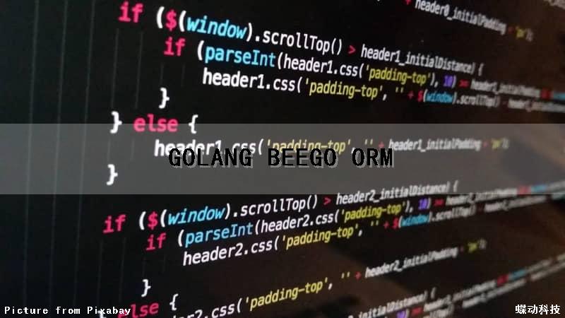 GOLANG BEEGO ORM