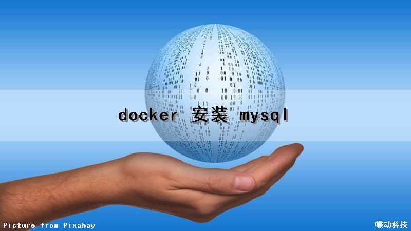 docker 安装 mysql（docker安装mysql8）