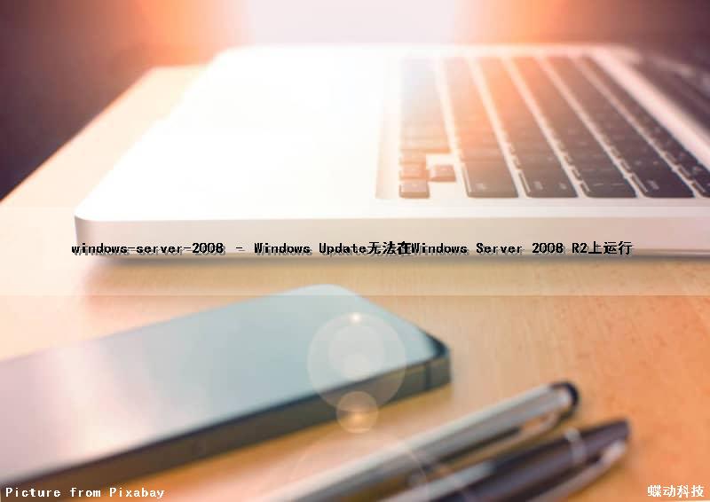 windows-server-2008 – Windows Update无法在Windows Server 2008 R2上运行