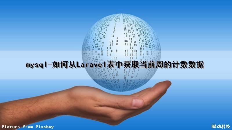 mysql-如何从Laravel表中获取当前周的计数数据