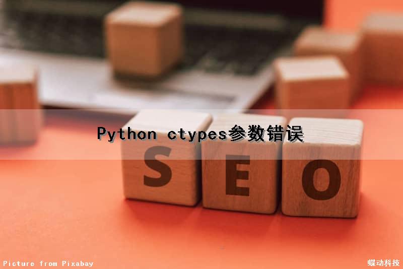 Python ctypes参数错误