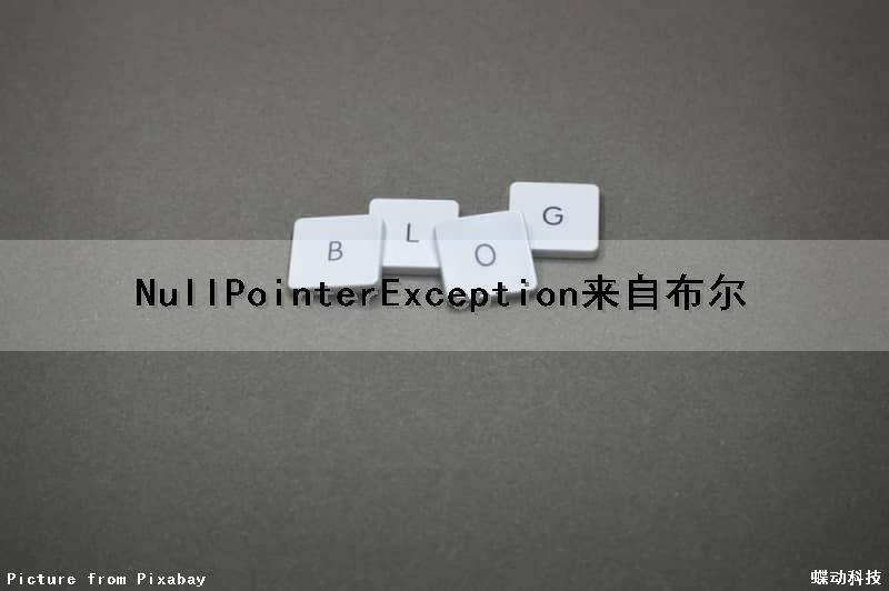 NullPointerException来自布尔