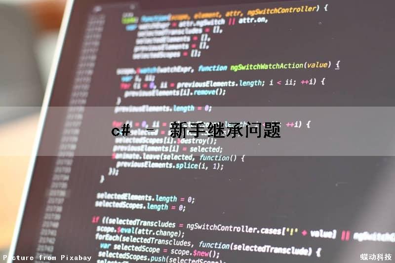 c# – 新手继承问题