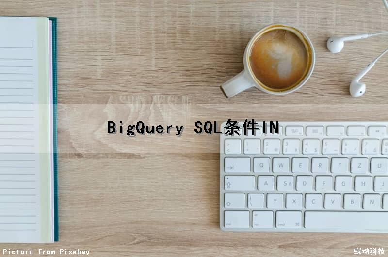 BigQuery SQL条件IN