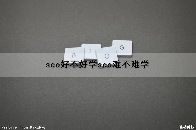 seo好不好学(seo难不难学)