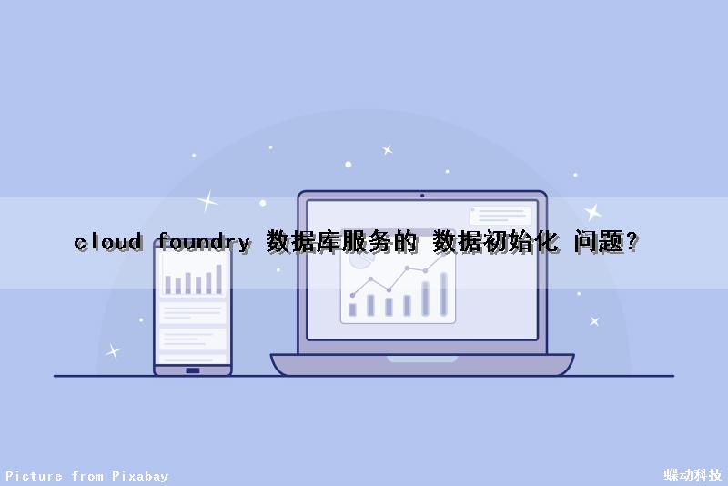 cloud foundry 数据库服务的 数据初始化 问题？