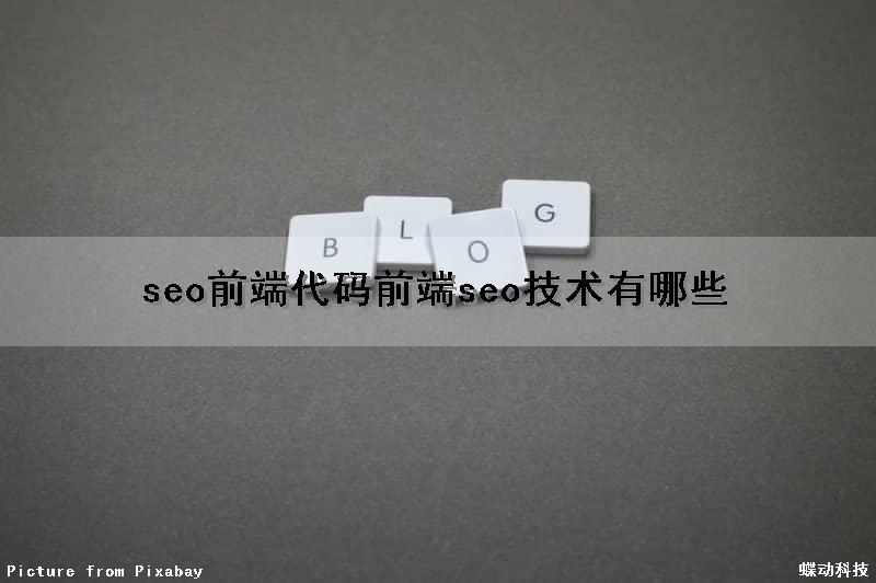 seo前端代码(前端seo技术有哪些)