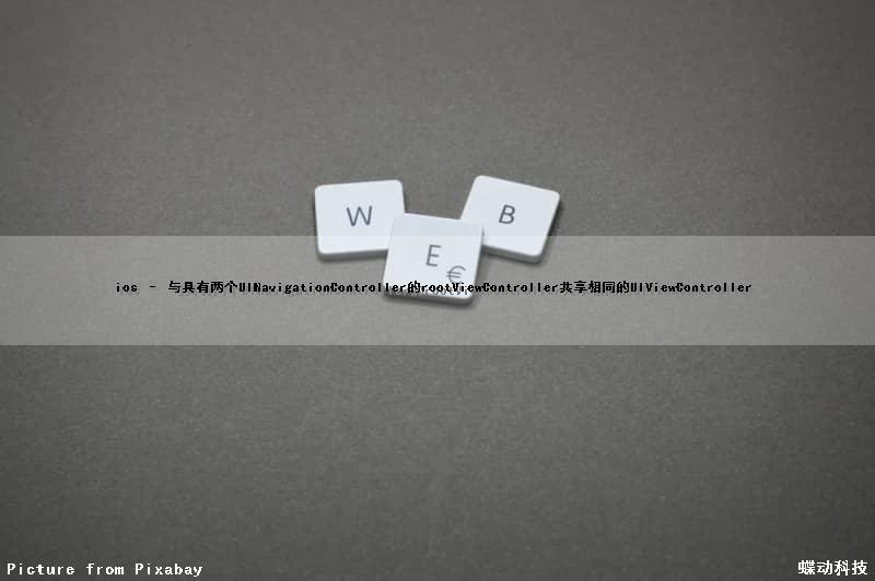 ios – 与具有两个UINavigationController的rootViewController共享相同的UIViewController