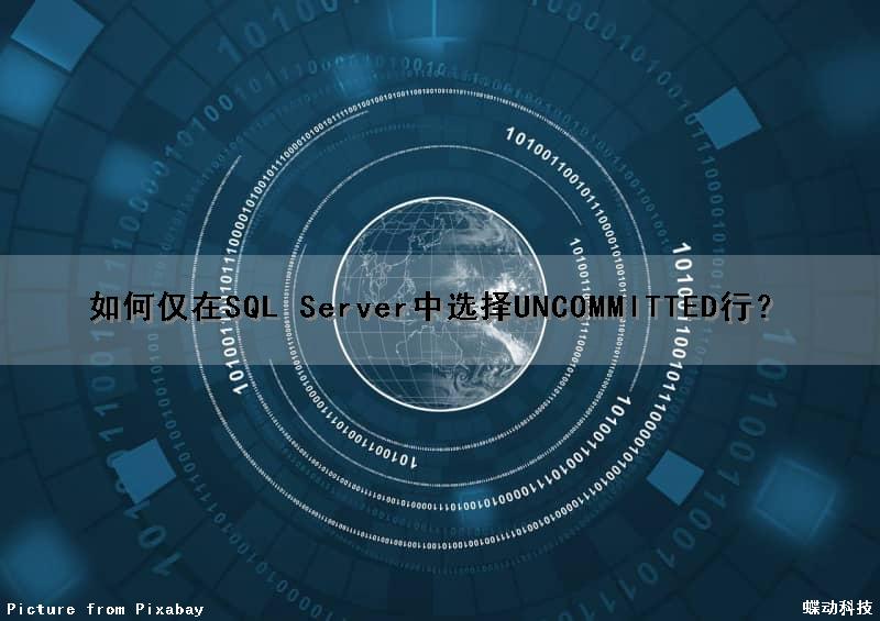 如何仅在SQL Server中选择UNCOMMITTED行？（sql功能选择只选择了几个）