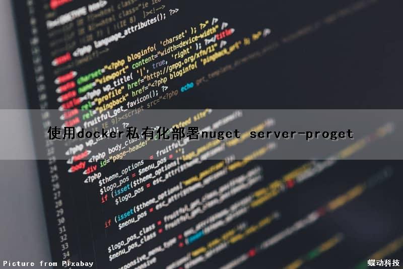 使用docker私有化部署nuget server-proget（用docker部署私有云的优势）