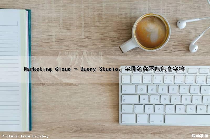Marketing Cloud - Query Studio：字段名称不能包含字符