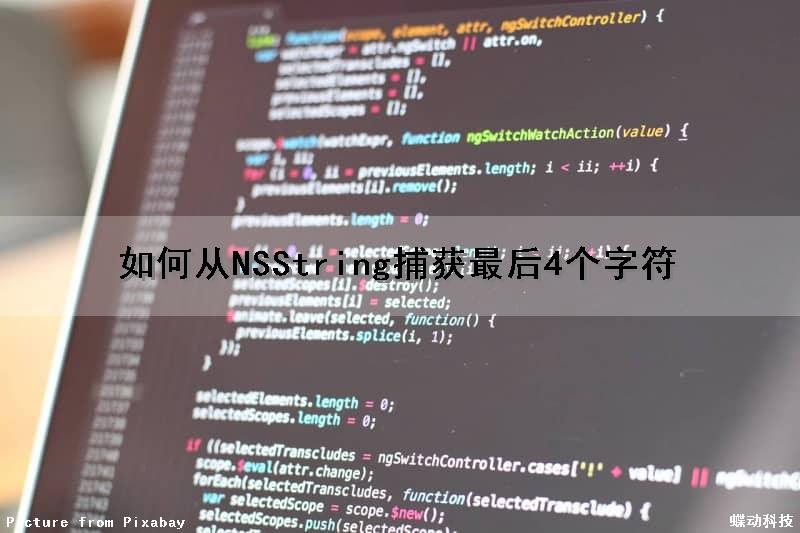 如何从NSString捕获最后4个字符（获取string最后一个字符）