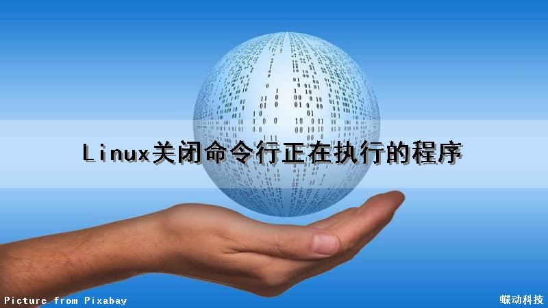 Linux关闭命令行正在执行的程序