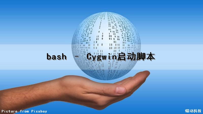 bash – Cygwin启动脚本