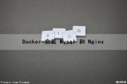 Docker 安装 Mysql 和 Nginx（docker中安装mysql）