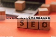 Java Reflection-对象不是声明类的实例（java有哪些不是对象的数据）