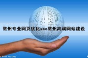 常州专业网页优化seo(常州高端网站建设)（常州网站优化快速排名）