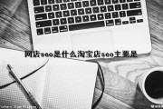 网店seo是什么(淘宝店seo主要是)（淘宝网店的seo主要是什么）